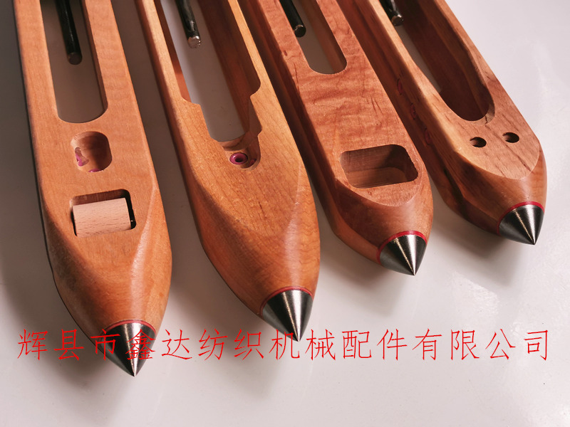 手工木梭細節圖 紡織梭子的梭尖